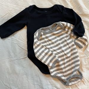 Pact Long Sleeve Onesies - 2 pack
